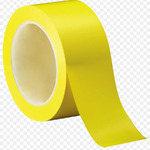 фото Контрастная лента желтая 50мм